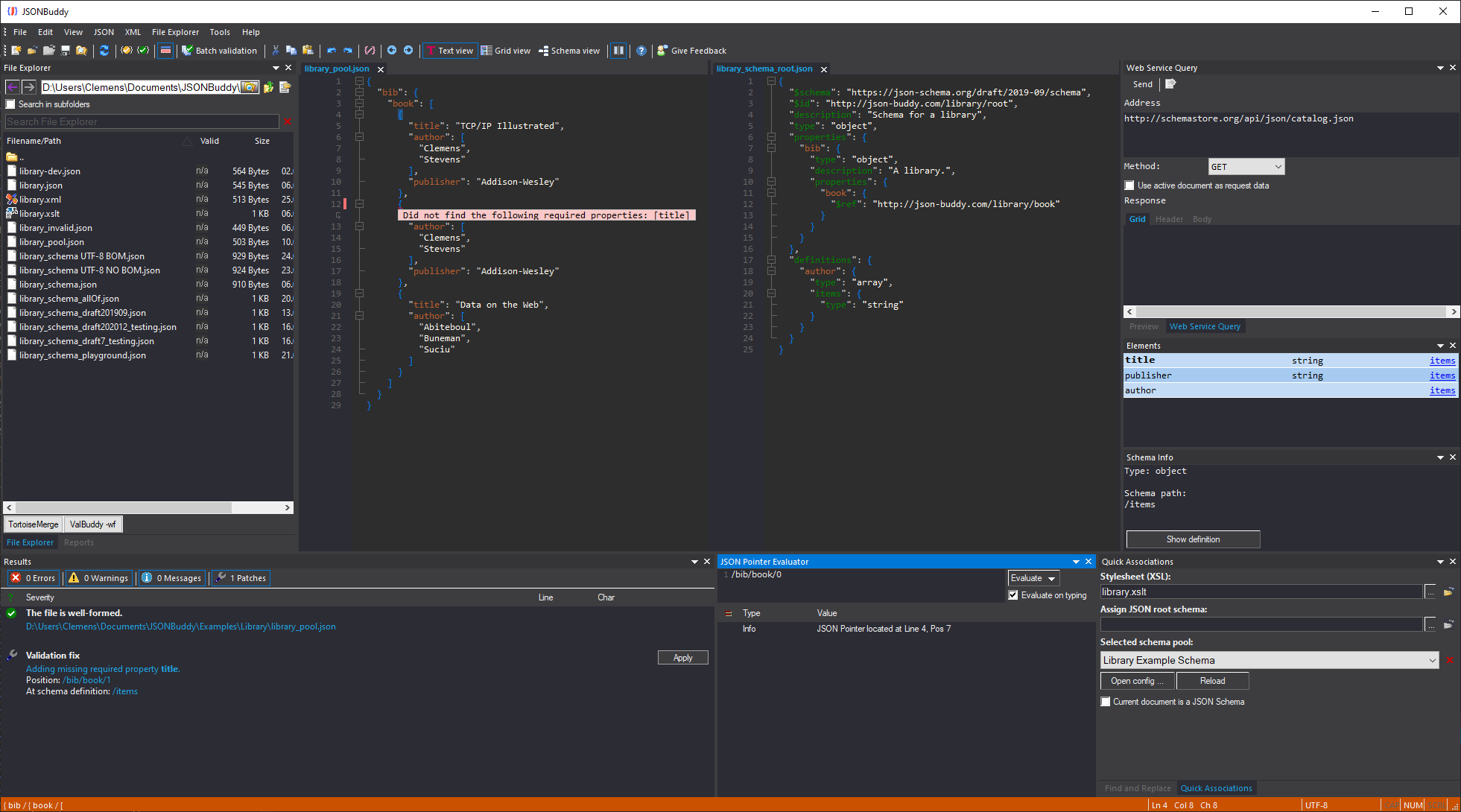 JSONBuddy JSON editor for Windows